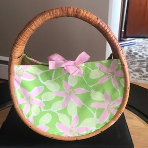 Lilly Pulitzer basket purse
